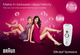 Castiga unul din cele 2 epilatoare Braun Silk-epil Xpressive 7681 
