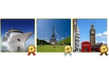 Castiga o croaziera de lux, un week-end la Paris sau la Londra + alte premii