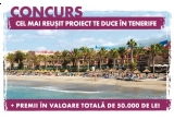 Castiga o excursie de 8 zile pentru 2 persoane in Tenerife + alte premii