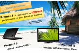 Castiga un laptop Lenovo, un televizor LCD Panasonic + plata unui curs ales de tine