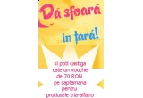 Castiga saptamanal un voucher in valoare de 70 de RON