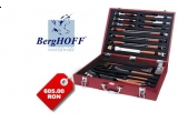 Castiga un set gratar 25 piese lemn rosu BergHOFF