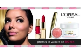 Castiga unul dintre cele 3 seturi de cosmetice oferite de L'oreal