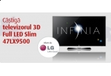 Castiga televizorul 3D Full LED Slim 47LX9500
