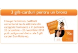 Castiga unul dintre cele 3 gift carduri Sun Make-up