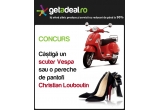 Castiga pantofi Christian Louboutin sau un scuter Vespa