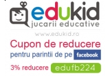 Castiga un voucher de 30 RON pentru cumparaturi pe edukid.ro
