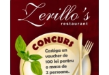 Castiga un voucher de 100 ron pentru o cina la Zerillo's 