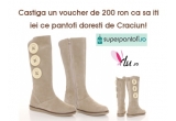 Castiga un voucher de 200 ron pentru incaltari