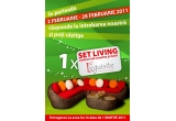 Castiga un set de living compus din canapea + masa
