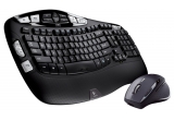 Castiga un kit cu tastatura si mouse Logitech Cordless Desktop Wave Pro