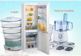 Castiga un frigider + o masina de gatit + un robot de bucatarie