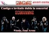 Castiga o invitatie dubla la concertul Scorpions
