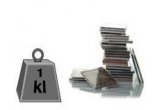 Castiga un kilogram de CD-uri