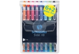 Castiga un set de 8 pixuri colorate Schneider Slider