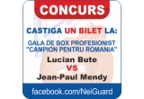 Castiga un bilet la Gala de box profesionist "Campion Pentru Romania"