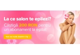 Castiga voucher de voucher de 200 RON pentru un abonament la epilat