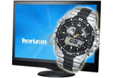 Castiga un monitor LCD Horizon 22 inch wide sau un ceas de mana Pulsar