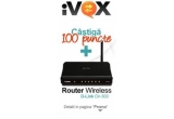 Castiga un router wireless D-Link + 100 puncte