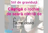 Castiga o rochie de seara pentru femei gravide oferita de Faire Dodo Maternity