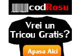 Castiga un tricou si promovare gratuita, fara tragere la sorti