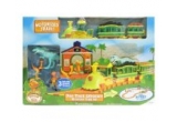 Castiga un set tren cu sine si dinozauri - Aventurile lui Dino