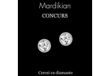 Castiga o pereche de cercei cu diamante oferiti de MARDIKIAN