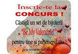 Castiga un set de bijuterii "Be My Valentine!" de la Handmade Bijoux