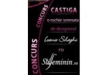 Castiga o tinuta creata de designerul Ioana Silaghi