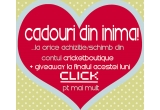 Castiga un al doilea produs ales din contul Cricketboutique + premiu surpriza