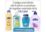 Castiga unul dintre cele 8 seturi ON LiNE