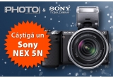 Castiga un aparat foto Sony NEX-5N
