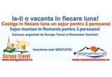Castiga un sejur montan in Romania pentru 2 persoane