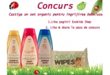 Castiga un set organic pentru ingrijirea bebelusului