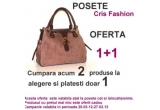 Castiga o geanta din piele naturala de la Cris Fashion