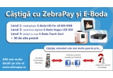 Castiga unul din cele 5 premii oferite de ZebraPay