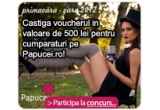 Castiga voucherul in valoare de 500 lei pentru cumparaturi pe Papucei.ro