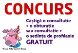 Castiga o consultatie + 1 obturatie gratuit sau consultatie + o sedinta de profilaxie gratuit