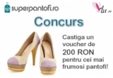 Castiga un voucher de 200 RON pentru cei mai frumosi pantofi