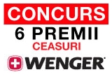 Castiga unul din cele 6 premii constand in ceasuri WENGER