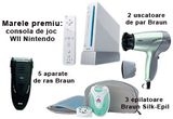 Castiga o consola de joc Nintendo Wii, aparate de ras, epilatoare sau uscatoare de par