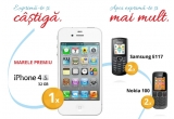 Castiga un telefon iPhone 4s, 2 telefoane Samsung E117 sau 2 telefoane Nokia 100