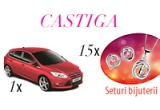 Castiga un autoturism Ford Focus sau un set de bijuterii din aur alb cu diamante