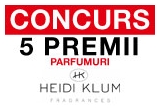 Castiga unul din cele 5 premii constand in parfumuri HEIDI KLUM