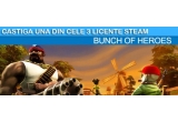 Castiga una din cele 3 licente STEAM pentru jocul "Bunch of Heroes"