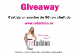 Castiga un voucher de 50 ron oferit de refashion.ro