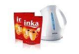 Castiga un fierbator electric + doua pachete de 180 g de Inka