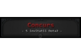Castiga una din cele 5 invitatii la jocul Dota 2