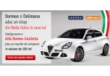 Castiga o masina Alfa Romeo Giulietta sau vouchere de cumparaturi de 100 ron instant