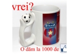 Castiga o cana cu minge personalizata cu sigla echipei favorite